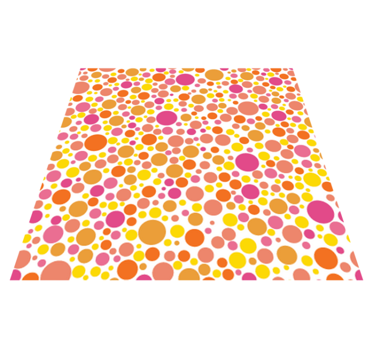 Vinylmatta matsal varm bubblor - Tenstickers