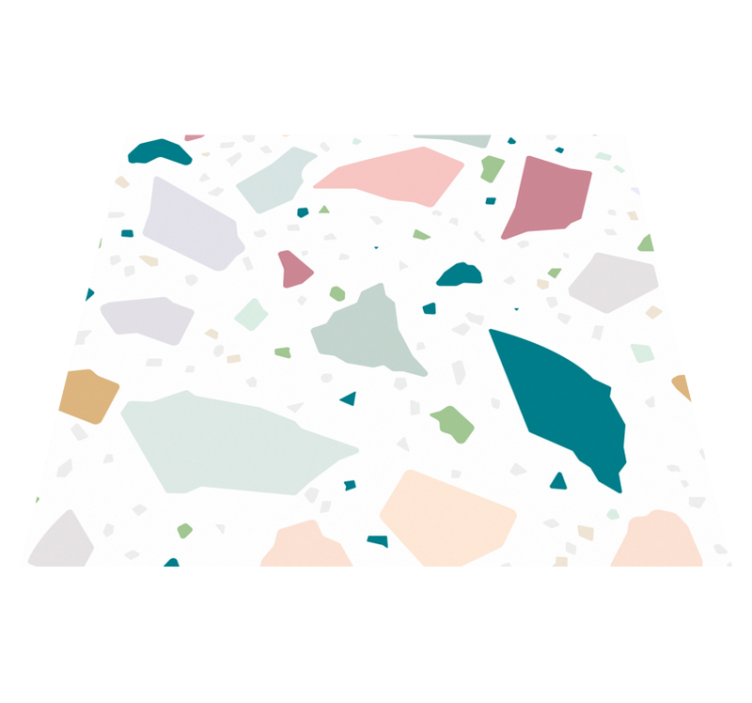 Vinylmatta kök mediterran terrazzo mönster - Tenstickers