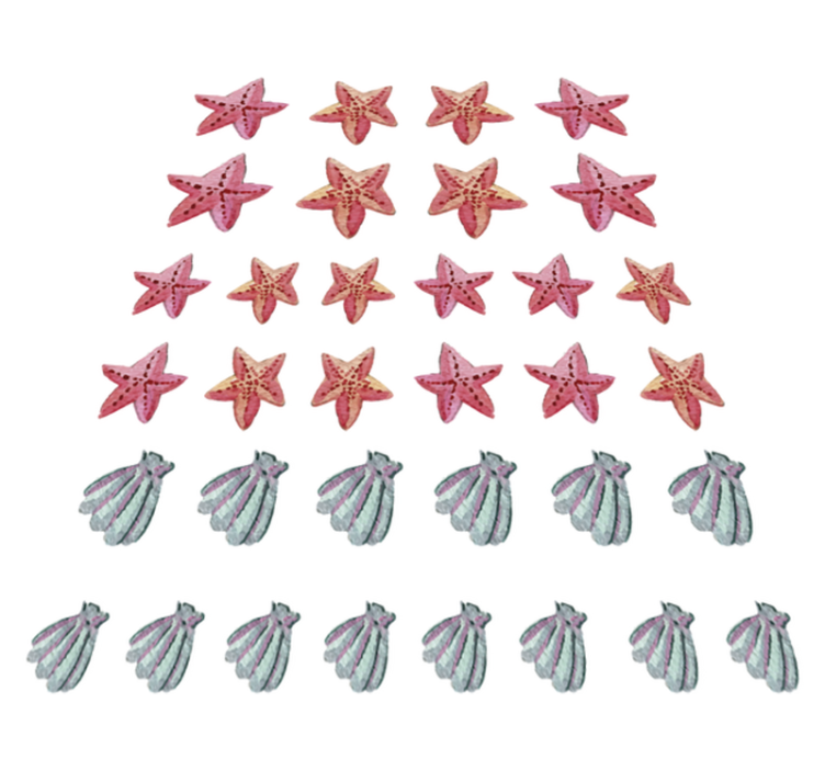 Vinylmatta badrum sjöstjärna - Tenstickers