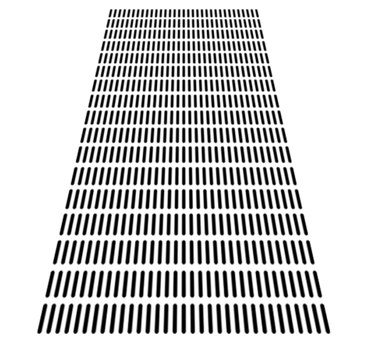 Vinylmatta badrum minimalistiska linjer - Tenstickers