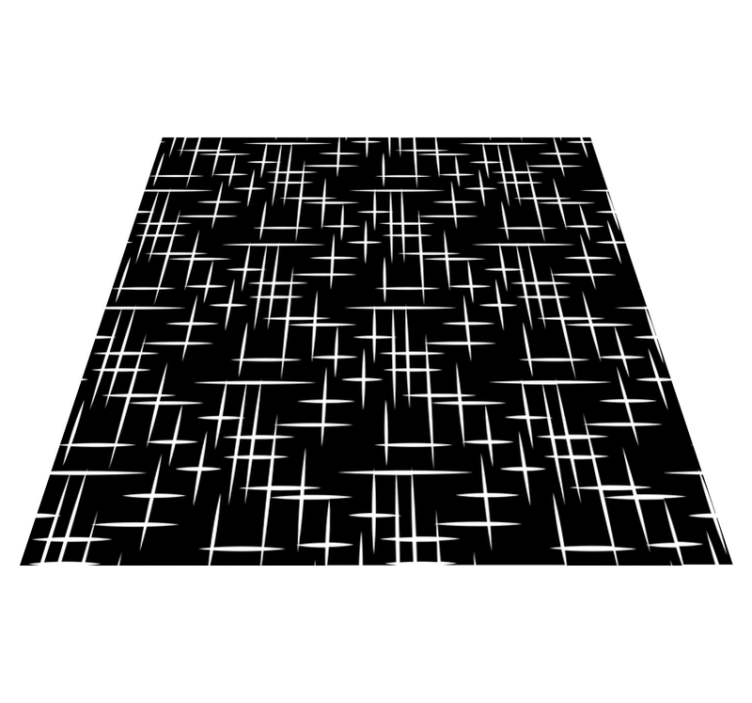 Vinylmatta badrum moderna linjer - Tenstickers