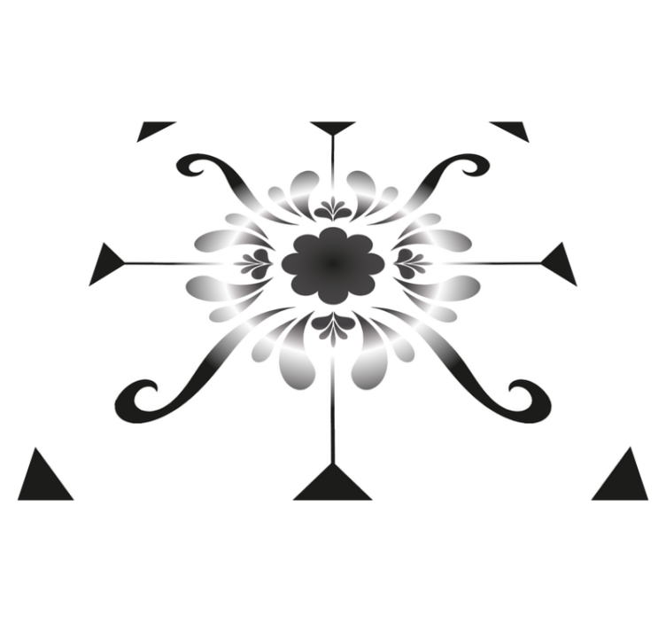 Vinylmatta badrum plattmönster - Tenstickers