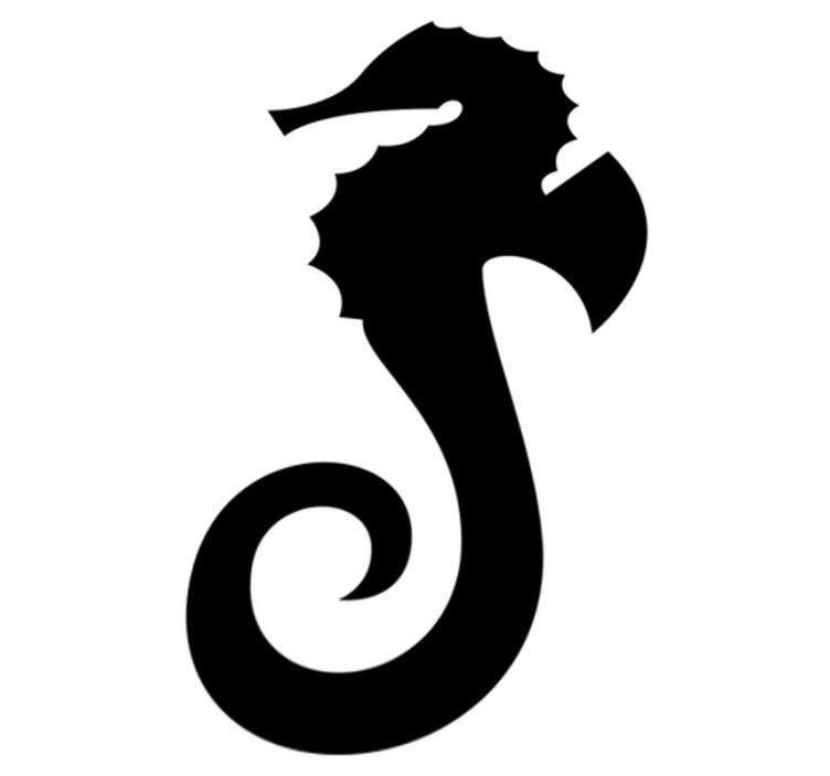 Vinylmatta badrum sjöhäst pack - Tenstickers