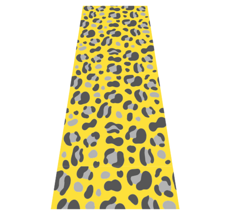 Vinylmatta djurtryck pantone leopardskinn - Tenstickers
