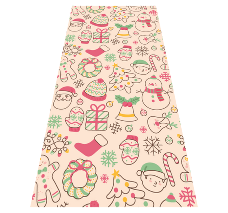 Vinylmatta jul julbelysning - Tenstickers