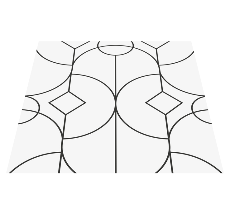 Vinylmatta sovrum klassisk stil elegant mönster - Tenstickers