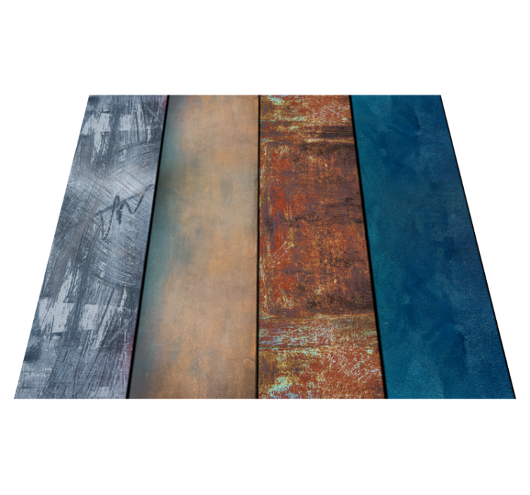 Vinylmatta sovrum abstract texturerade paneler - Tenstickers