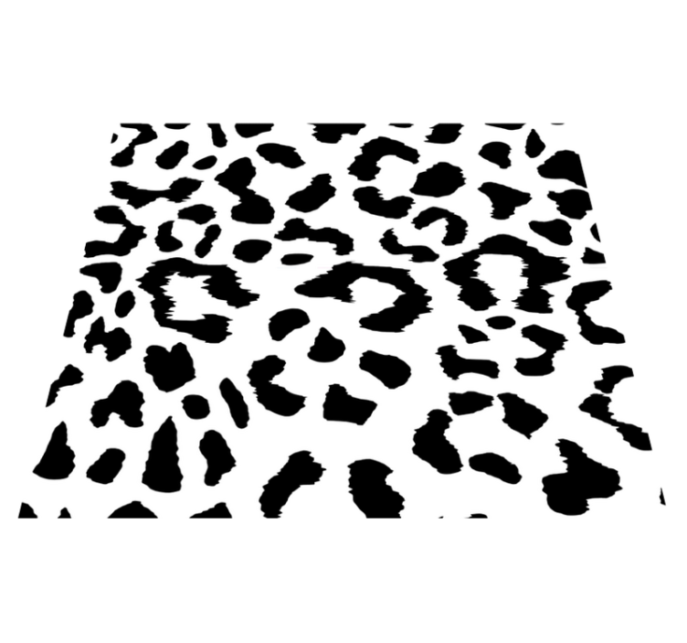 Vinylmatta sovrum leopard enkelt djurtryck - Tenstickers