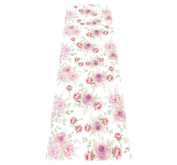 Vinylmatta sovrum rosa och vild mönster - Tenstickers