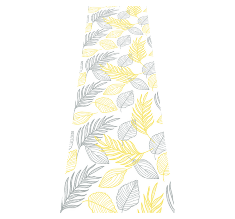 Vinylmatta sovrum pantone blad - Tenstickers