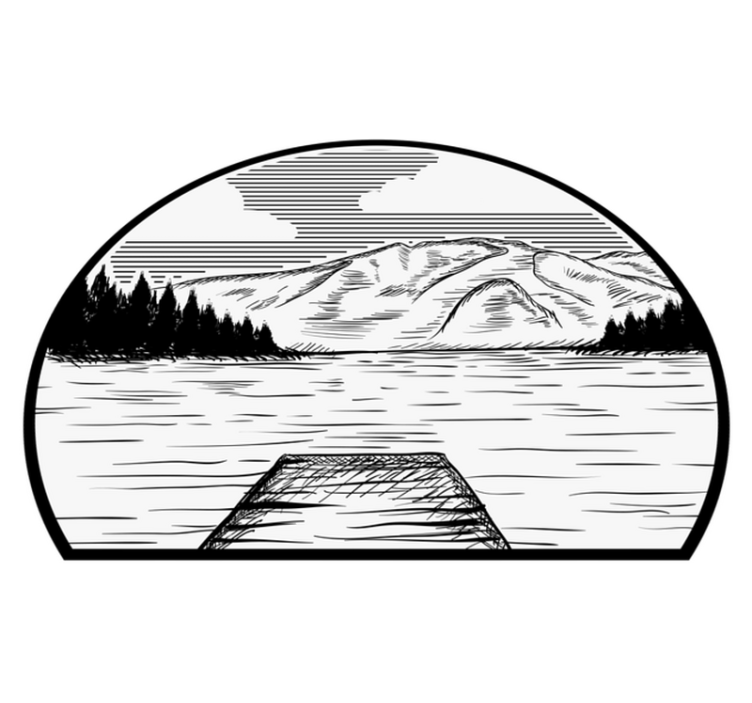 Vinylmatta natur husbil tallskog - Tenstickers