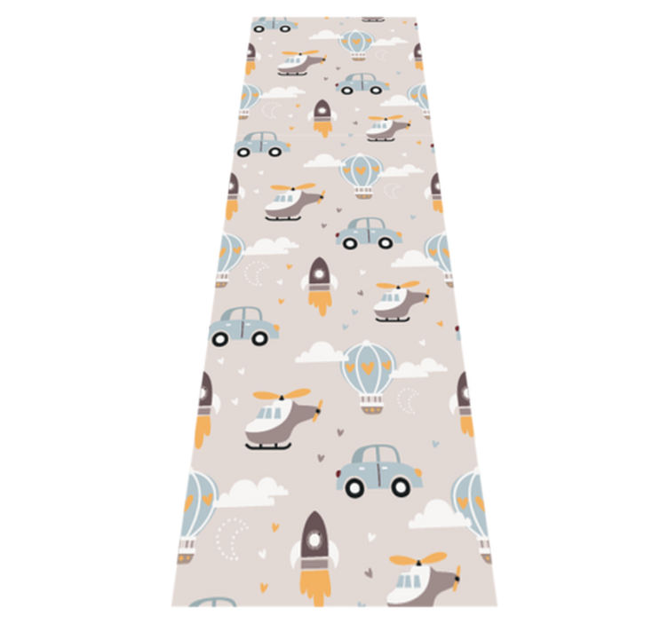 Vinylmatta sovrum söt design illustration för barn - Tenstickers