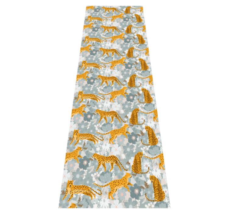 Vinylmatta sovrum handritade exotiska djur - Tenstickers