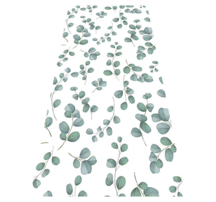 Vinylmatta sovrum elegant sömlöst mönster akvarell blommor - Tenstickers