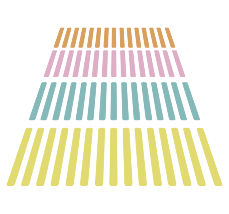 Vinylmatta geometrisk färgglada konfettiklistermärken - Tenstickers