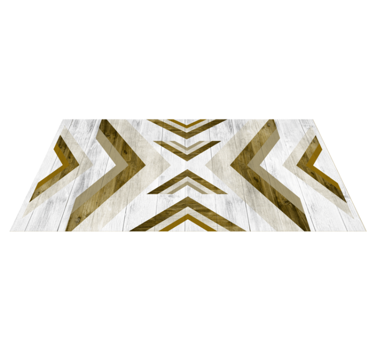 Vinylmatta geometrisk strukturerad skrivbordsöverdrag - Tenstickers