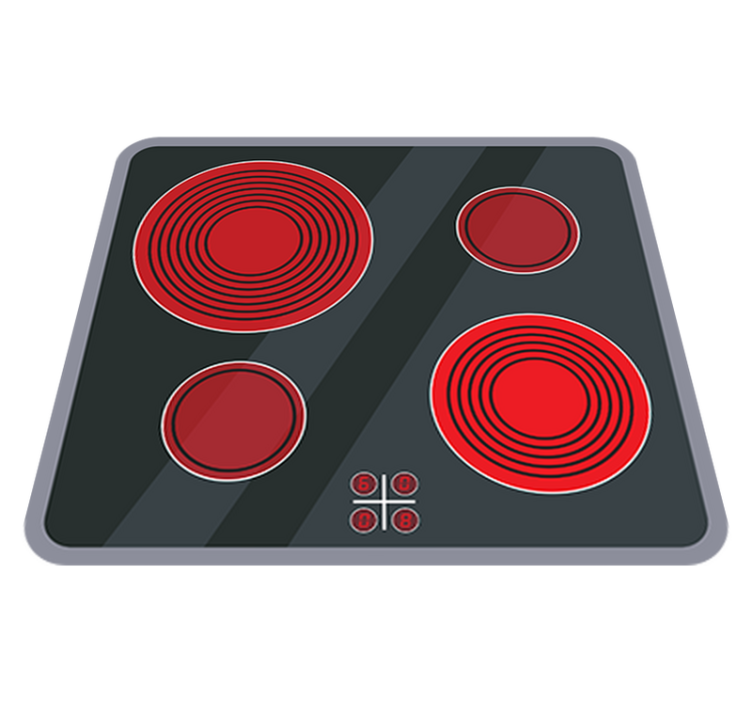 Vinylmatta barn kök keramisk - Tenstickers