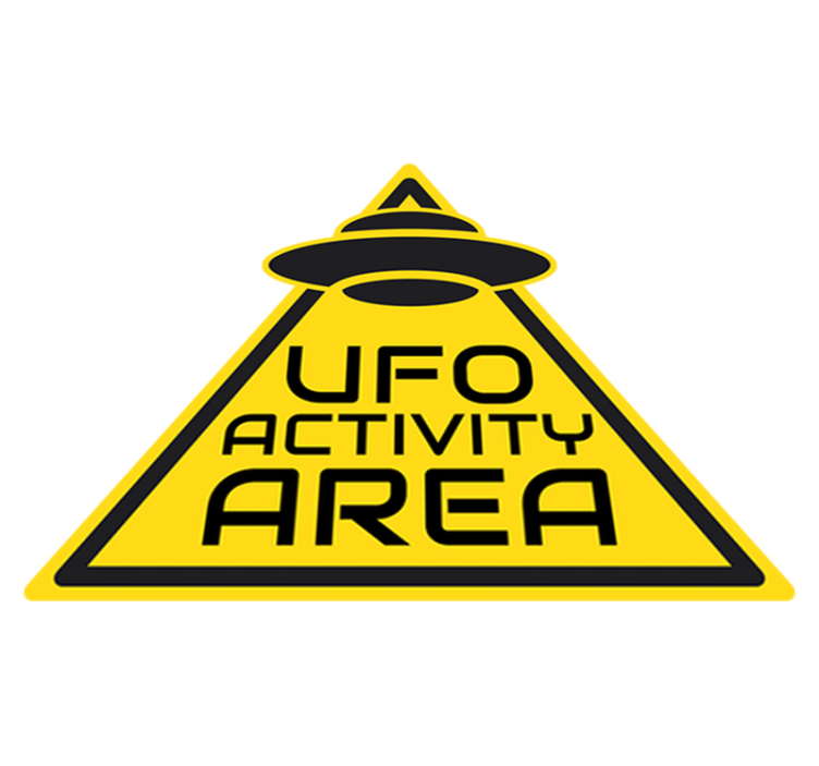Vinylmatta barn ufo aktivitetsdekal - Tenstickers