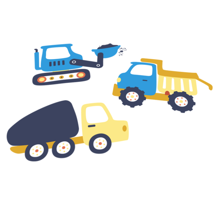 Vinylmatta barn med bagger symbol barn - Tenstickers