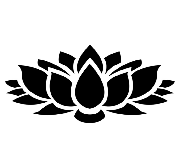 Vinylmatta sovrum lotus enkel - Tenstickers