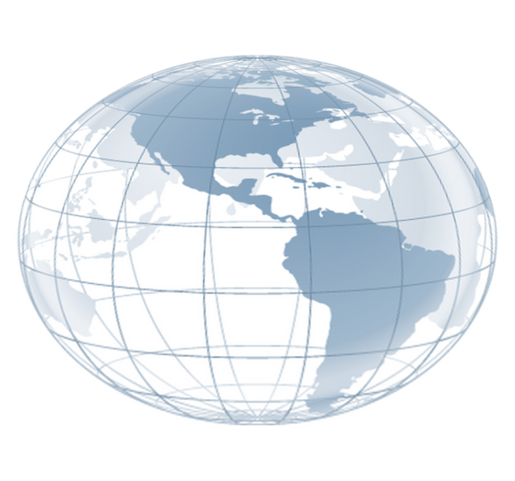 Vinylmatta sovrum blue america karta - Tenstickers