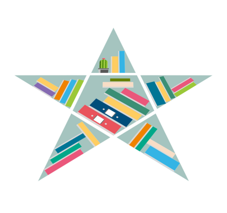 Vinylmatta barn stjärnläsare - Tenstickers