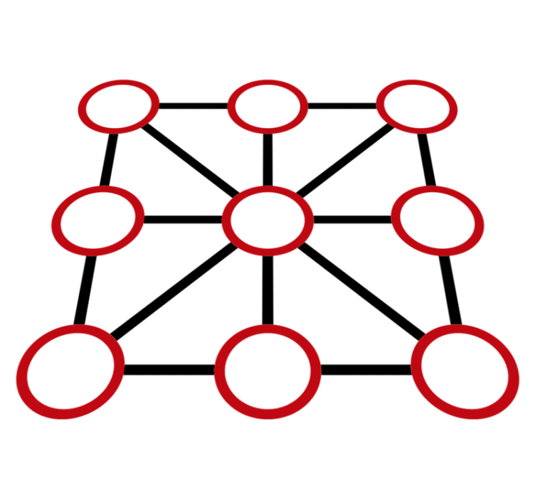 Vinylmatta spel tre i rad - Tenstickers