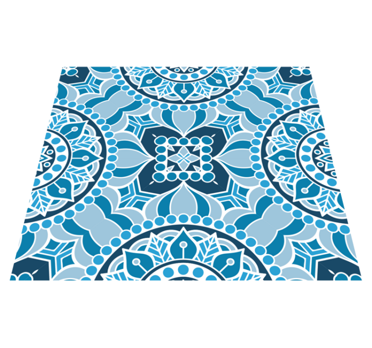 Vinylmatta badrum mandala stil badrumstapet - Tenstickers