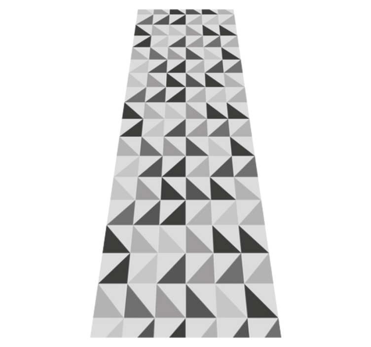 Vinylmatta badrum geometriska trianglar - Tenstickers