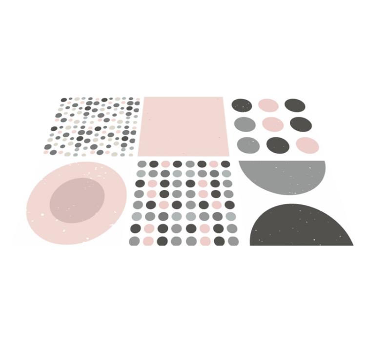 Vinylmatta badrum scandinavian rebekka plattor - Tenstickers