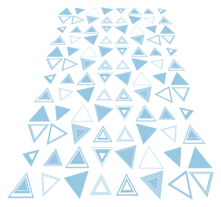 Vinylmatta badrum triangulär kakeldekal - Tenstickers