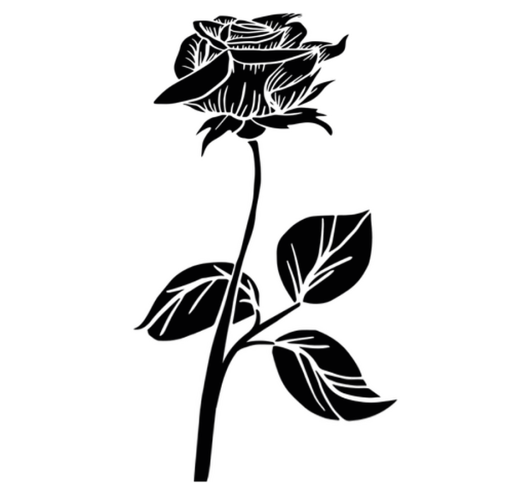 Vinylmatta badrum ros till duschvägg - Tenstickers