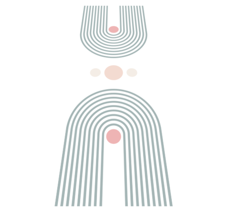 Vinylmatta badrum abstrakt minimalistisk - Tenstickers