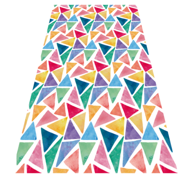 Vinylmatta kök geometrisk köksinredning - Tenstickers