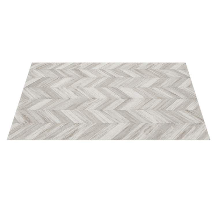 Vinylmatta kök rustik v-planka - Tenstickers