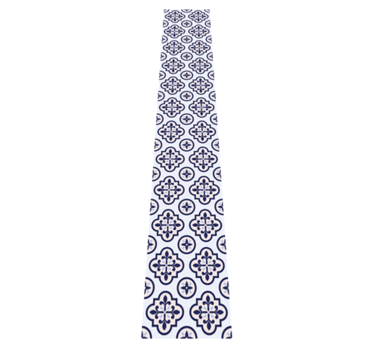 Vinylmatta kök blå typisk portugisisk klinker - Tenstickers