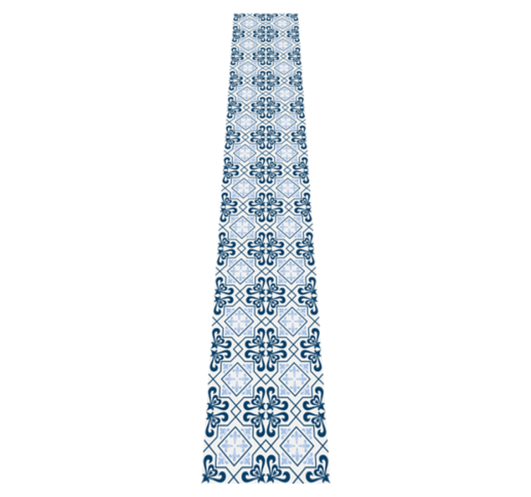 Vinylmatta kök typisk blå portugisisk flis - Tenstickers