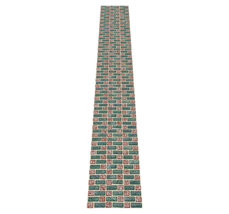 Vinylmatta kök enkla tegelplattor - Tenstickers