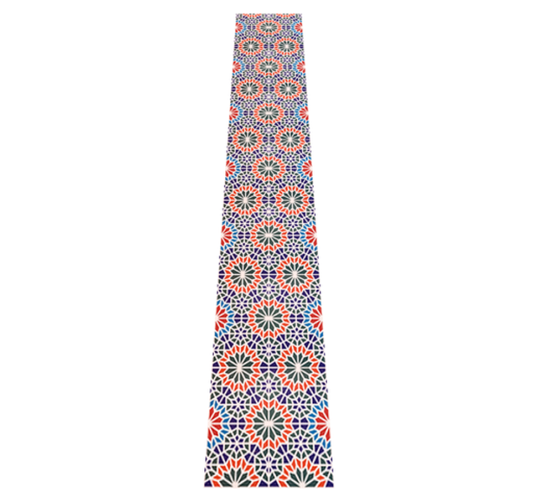 Vinylmatta kök snygga färgglada plattor - Tenstickers