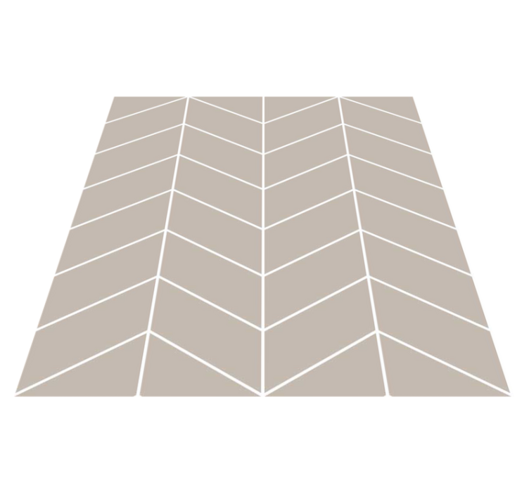 Vinylmatta kök skandinavisk stil beige och vit - Tenstickers