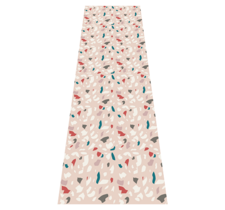 Vinylmatta sovrum med terrazzoeffektmönster - Tenstickers