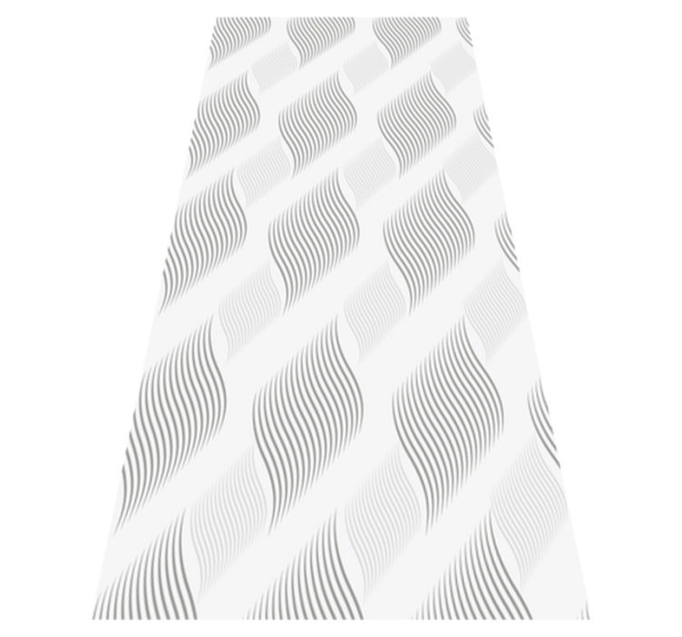 Vinylmatta sovrum retro mönster i ljusgrå nyanser - Tenstickers