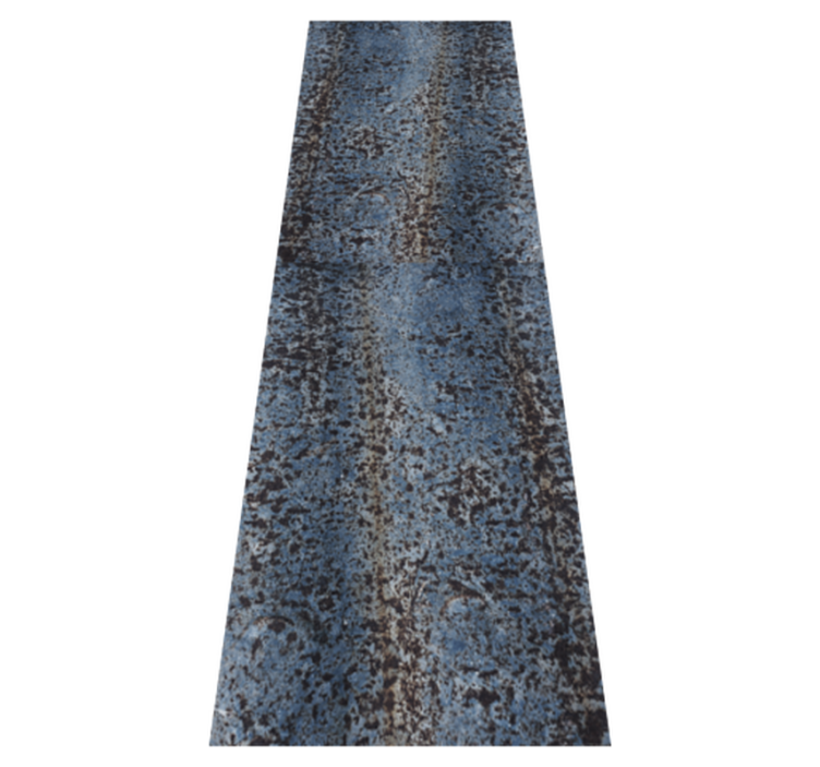 Vinylmatta sovrum retro design med rått mönster - Tenstickers