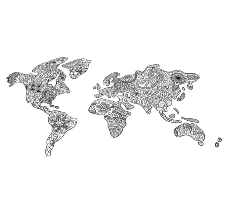 Vinylmatta sovrum mandalamatta - Tenstickers