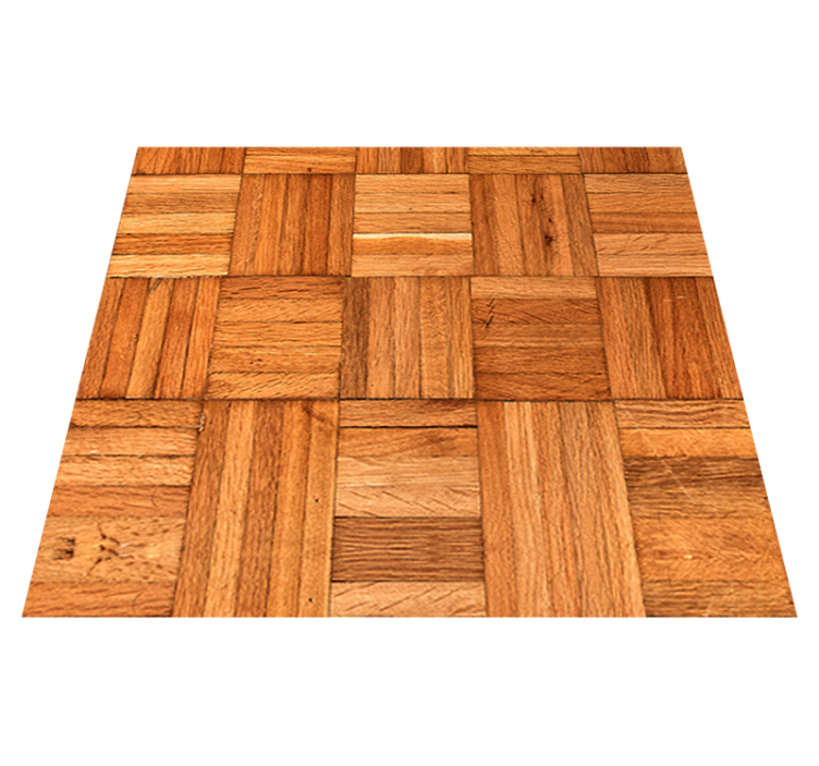 Vinylmatta studera tapet skyddad av träväv - Tenstickers