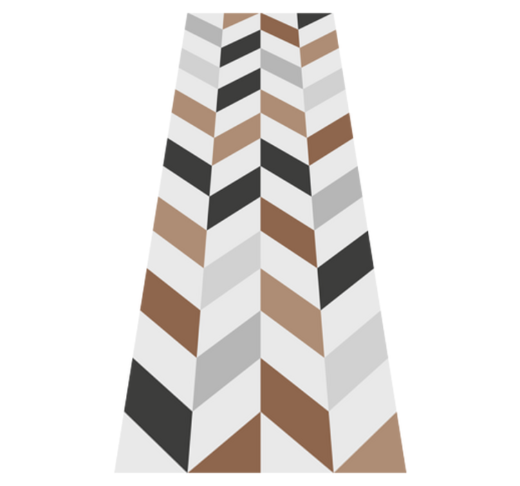 Vinylmatta studera färgglada block geometrisk - Tenstickers