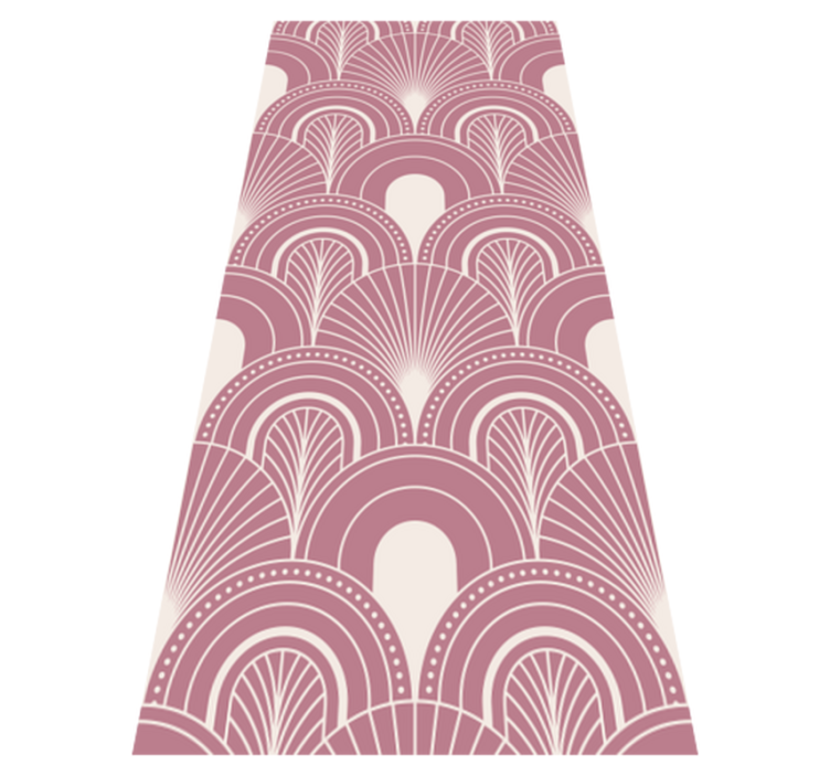 Vinylmatta studera roséguld båge konstdekoration - Tenstickers