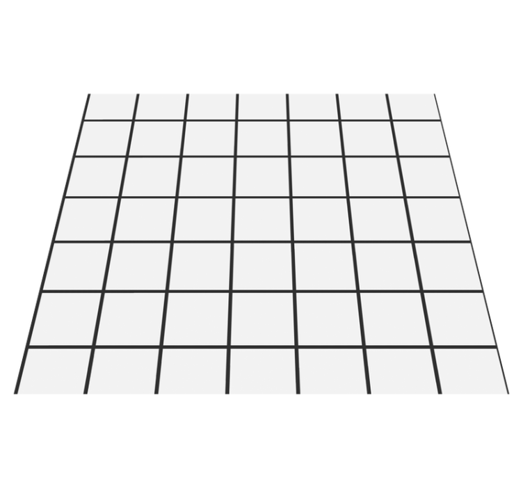 Vinylmatta sovrum ojämn rutnät - Tenstickers