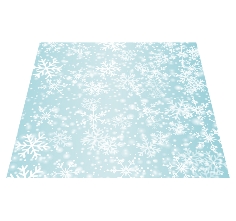 Vinylmatta sovrum snöfall - Tenstickers