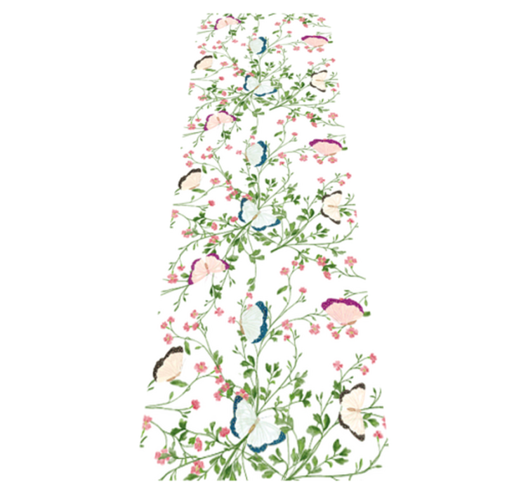 Vinylmatta sovrum fantasy akvarell - Tenstickers